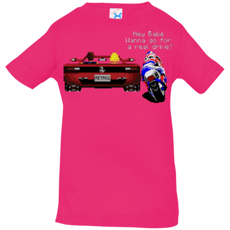 T-Shirts Hot Pink / 6 Months Hang On to Outrun Infant Premium T-Shirt