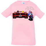 T-Shirts Pink / 6 Months Hang On to Outrun Infant Premium T-Shirt