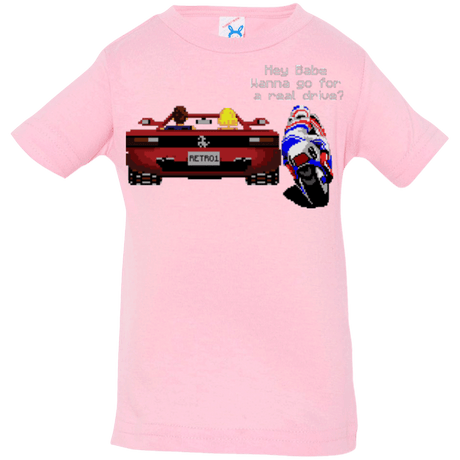 T-Shirts Pink / 6 Months Hang On to Outrun Infant Premium T-Shirt