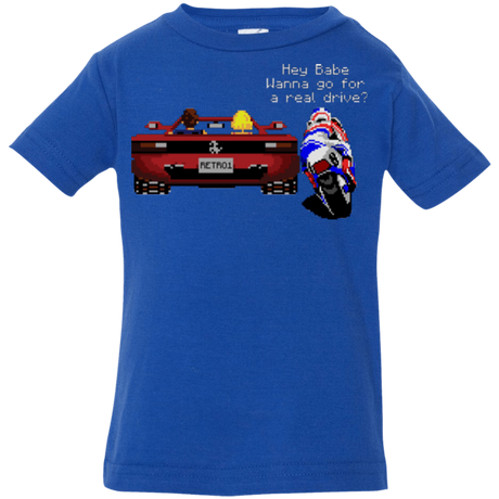 T-Shirts Royal / 6 Months Hang On to Outrun Infant Premium T-Shirt