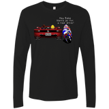 T-Shirts Black / Small Hang On to Outrun Men's Premium Long Sleeve