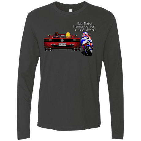 T-Shirts Heavy Metal / Small Hang On to Outrun Men's Premium Long Sleeve