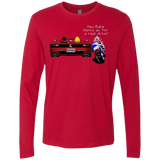 T-Shirts Red / Small Hang On to Outrun Men's Premium Long Sleeve
