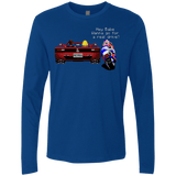 T-Shirts Royal / Small Hang On to Outrun Men's Premium Long Sleeve