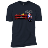 T-Shirts Midnight Navy / X-Small Hang On to Outrun Men's Premium T-Shirt