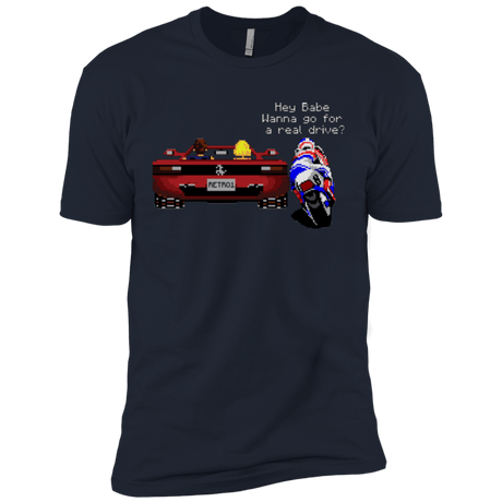 T-Shirts Midnight Navy / X-Small Hang On to Outrun Men's Premium T-Shirt