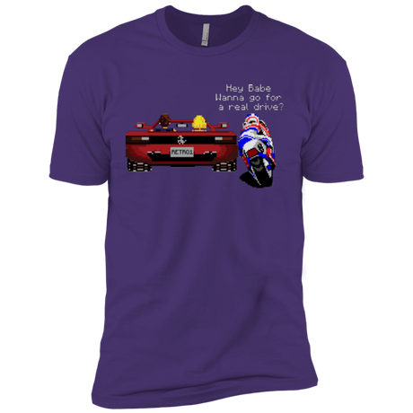 T-Shirts Purple / X-Small Hang On to Outrun Men's Premium T-Shirt