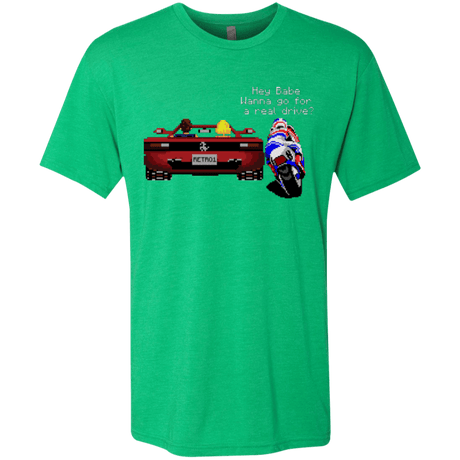 T-Shirts Envy / Small Hang On to Outrun Men's Triblend T-Shirt