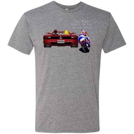 T-Shirts Premium Heather / Small Hang On to Outrun Men's Triblend T-Shirt