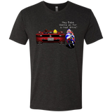 T-Shirts Vintage Black / Small Hang On to Outrun Men's Triblend T-Shirt