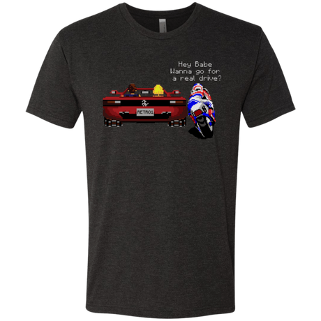 T-Shirts Vintage Black / Small Hang On to Outrun Men's Triblend T-Shirt