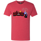 T-Shirts Vintage Red / Small Hang On to Outrun Men's Triblend T-Shirt