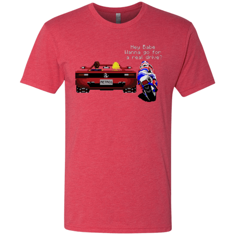 T-Shirts Vintage Red / Small Hang On to Outrun Men's Triblend T-Shirt