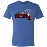 T-Shirts Vintage Royal / Small Hang On to Outrun Men's Triblend T-Shirt