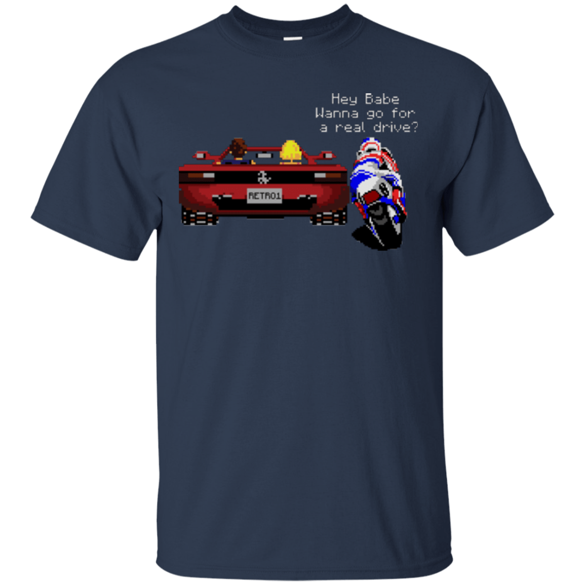 T-Shirts Navy / Medium Hang On to Outrun T-Shirt