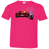 T-Shirts Hot Pink / 2T Hang On to Outrun Toddler Premium T-Shirt