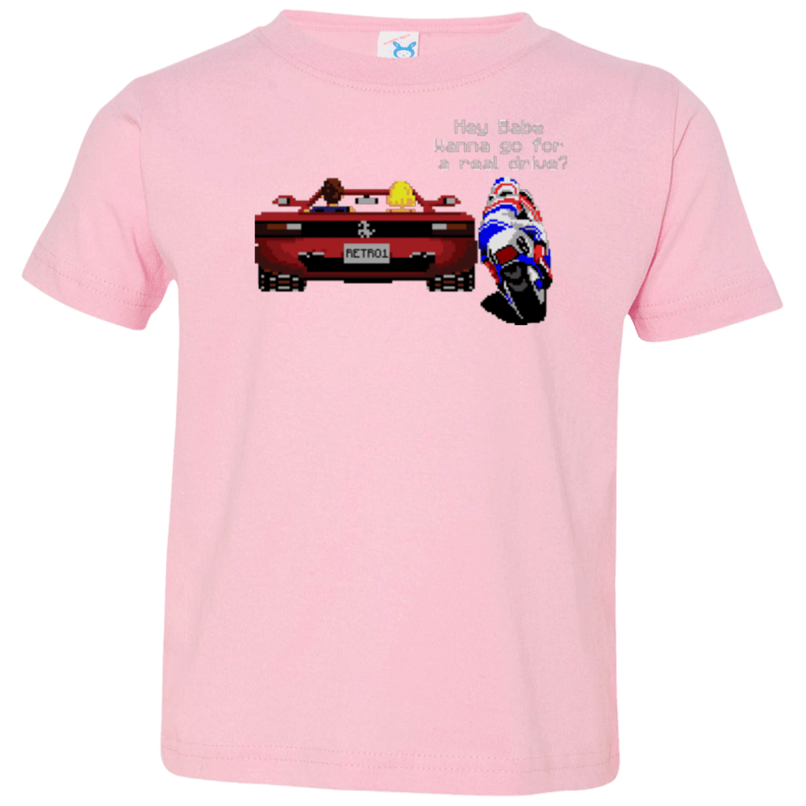 T-Shirts Pink / 2T Hang On to Outrun Toddler Premium T-Shirt