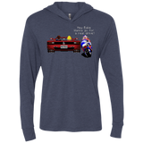 T-Shirts Vintage Navy / X-Small Hang On to Outrun Triblend Long Sleeve Hoodie Tee