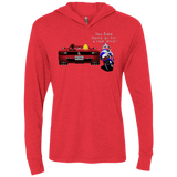 T-Shirts Vintage Red / X-Small Hang On to Outrun Triblend Long Sleeve Hoodie Tee