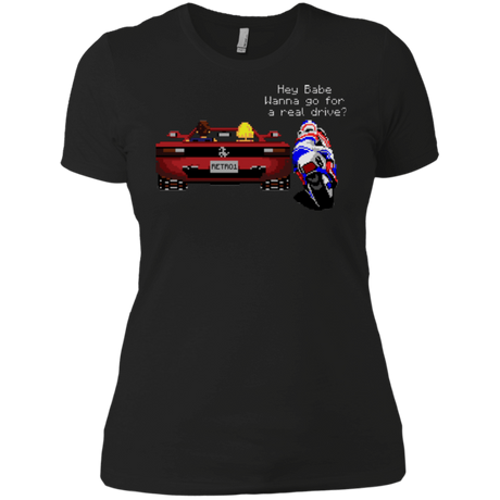 T-Shirts Black / X-Small Hang On to Outrun Women's Premium T-Shirt