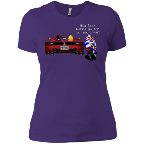 T-Shirts Purple / X-Small Hang On to Outrun Women's Premium T-Shirt