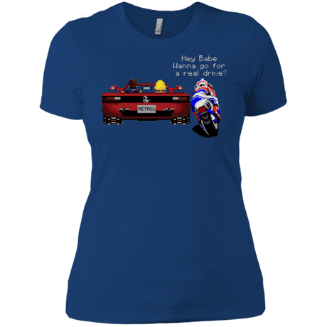 T-Shirts Royal / X-Small Hang On to Outrun Women's Premium T-Shirt