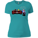 T-Shirts Tahiti Blue / X-Small Hang On to Outrun Women's Premium T-Shirt