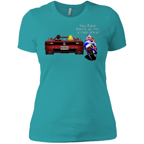 T-Shirts Tahiti Blue / X-Small Hang On to Outrun Women's Premium T-Shirt