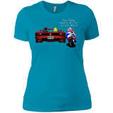 T-Shirts Turquoise / X-Small Hang On to Outrun Women's Premium T-Shirt
