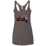T-Shirts Macchiato / X-Small Hang On to Outrun Women's Triblend Racerback Tank