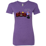 T-Shirts Purple Rush / Small Hang On to Outrun Women's Triblend T-Shirt