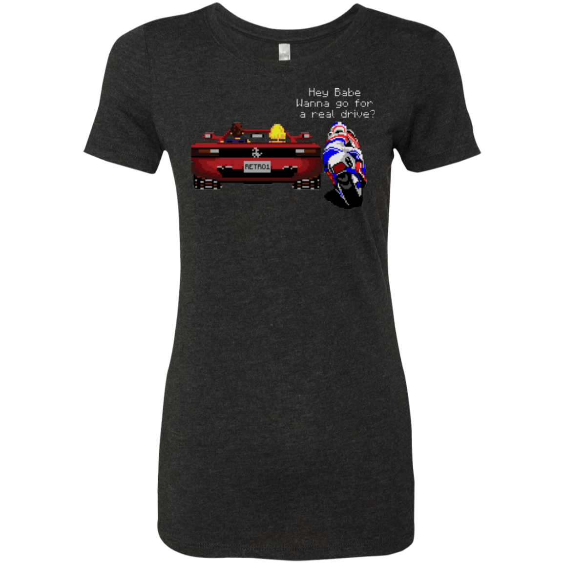 T-Shirts Vintage Black / Small Hang On to Outrun Women's Triblend T-Shirt