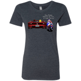 T-Shirts Vintage Navy / Small Hang On to Outrun Women's Triblend T-Shirt