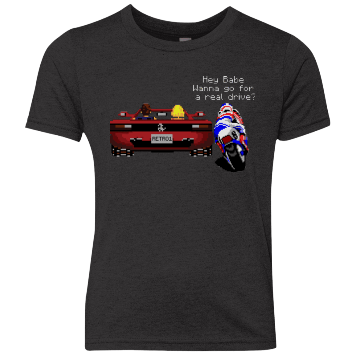 T-Shirts Vintage Black / YXS Hang On to Outrun Youth Triblend T-Shirt