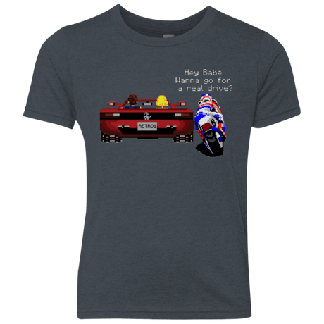 T-Shirts Vintage Navy / YXS Hang On to Outrun Youth Triblend T-Shirt