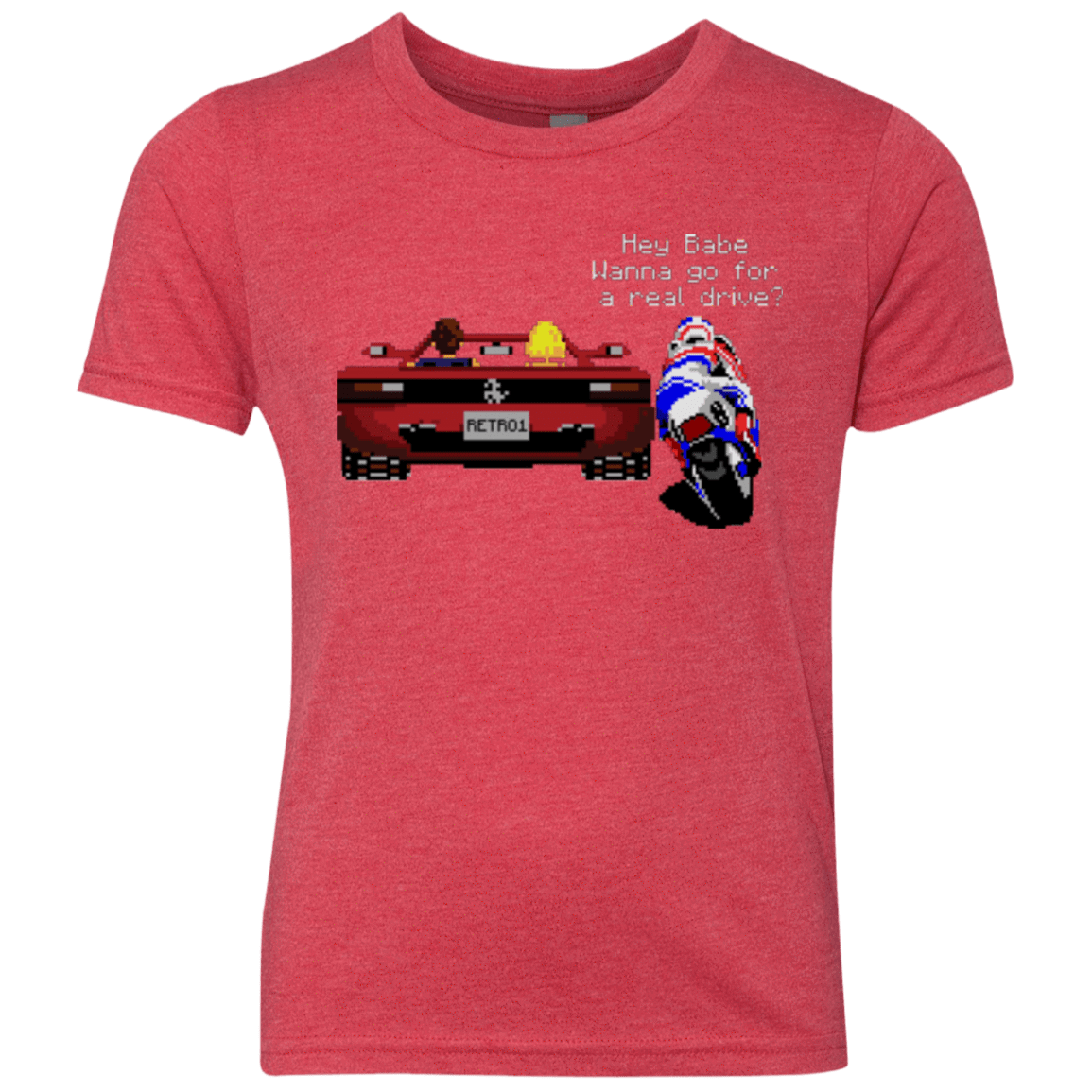 T-Shirts Vintage Red / YXS Hang On to Outrun Youth Triblend T-Shirt