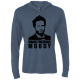 T-Shirts Indigo / X-Small Hank fucking moody Triblend Long Sleeve Hoodie Tee