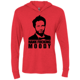 T-Shirts Vintage Red / X-Small Hank fucking moody Triblend Long Sleeve Hoodie Tee