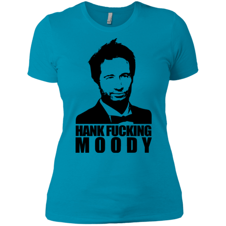 T-Shirts Turquoise / X-Small Hank fucking moody Women's Premium T-Shirt