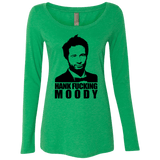 T-Shirts Envy / Small Hank fucking moody Women's Triblend Long Sleeve Shirt
