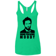 T-Shirts Envy / X-Small Hank fucking moody Women's Triblend Racerback Tank
