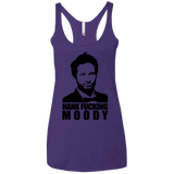 Hank fucking moody Women's Triblend Racerback Tank