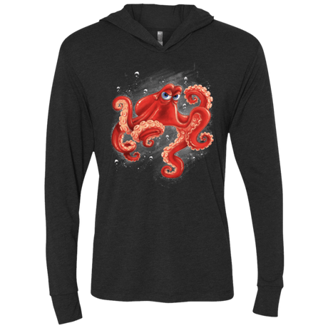 T-Shirts Vintage Black / X-Small Hank Triblend Long Sleeve Hoodie Tee