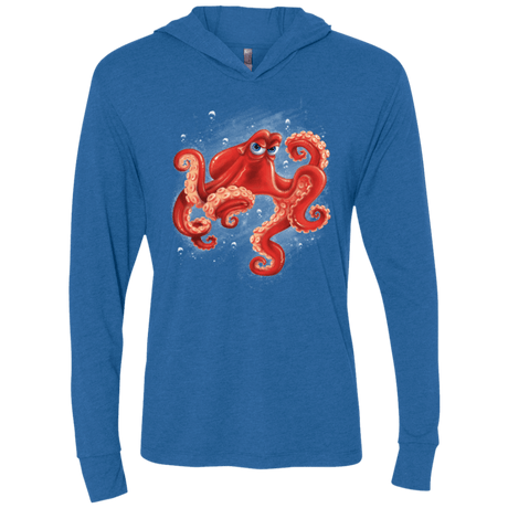 T-Shirts Vintage Royal / X-Small Hank Triblend Long Sleeve Hoodie Tee