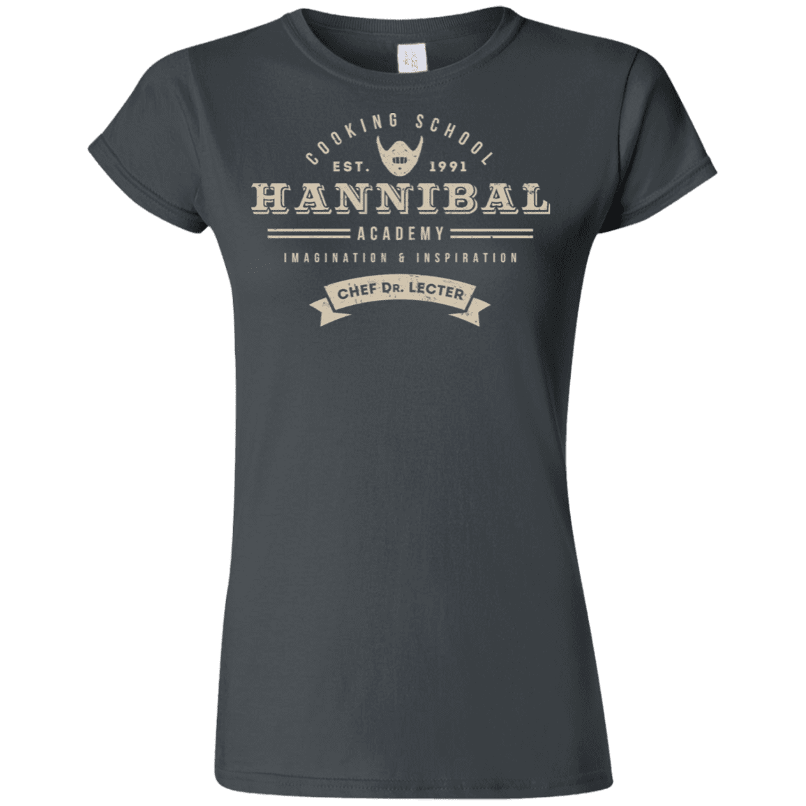 T-Shirts Charcoal / S Hannibal Academy Junior Slimmer-Fit T-Shirt