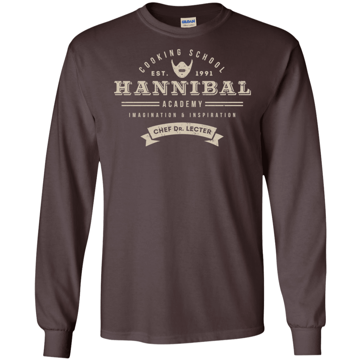 T-Shirts Dark Chocolate / S Hannibal Academy Men's Long Sleeve T-Shirt