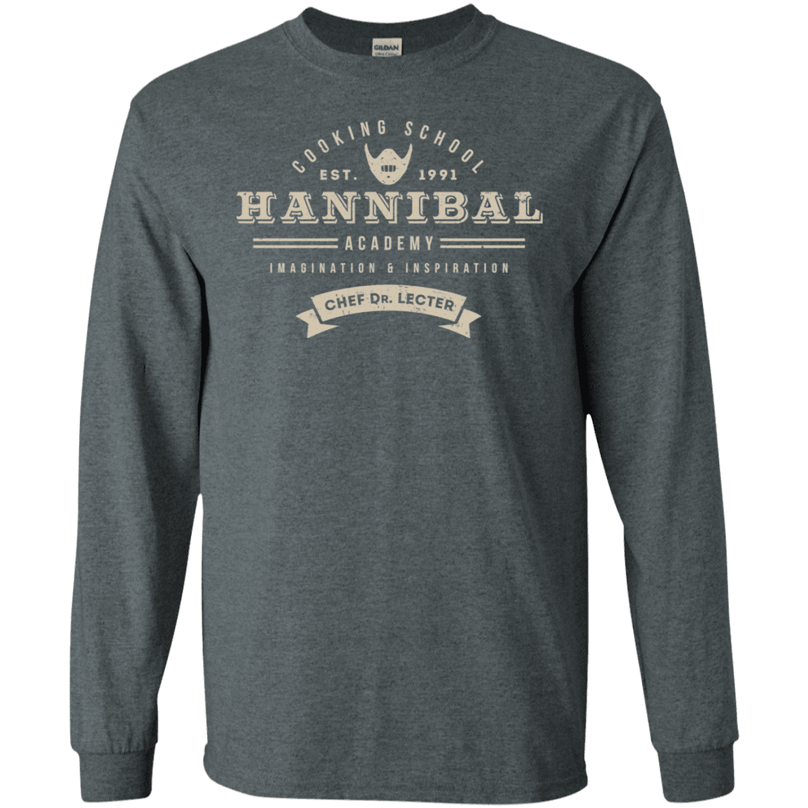 T-Shirts Dark Heather / S Hannibal Academy Men's Long Sleeve T-Shirt