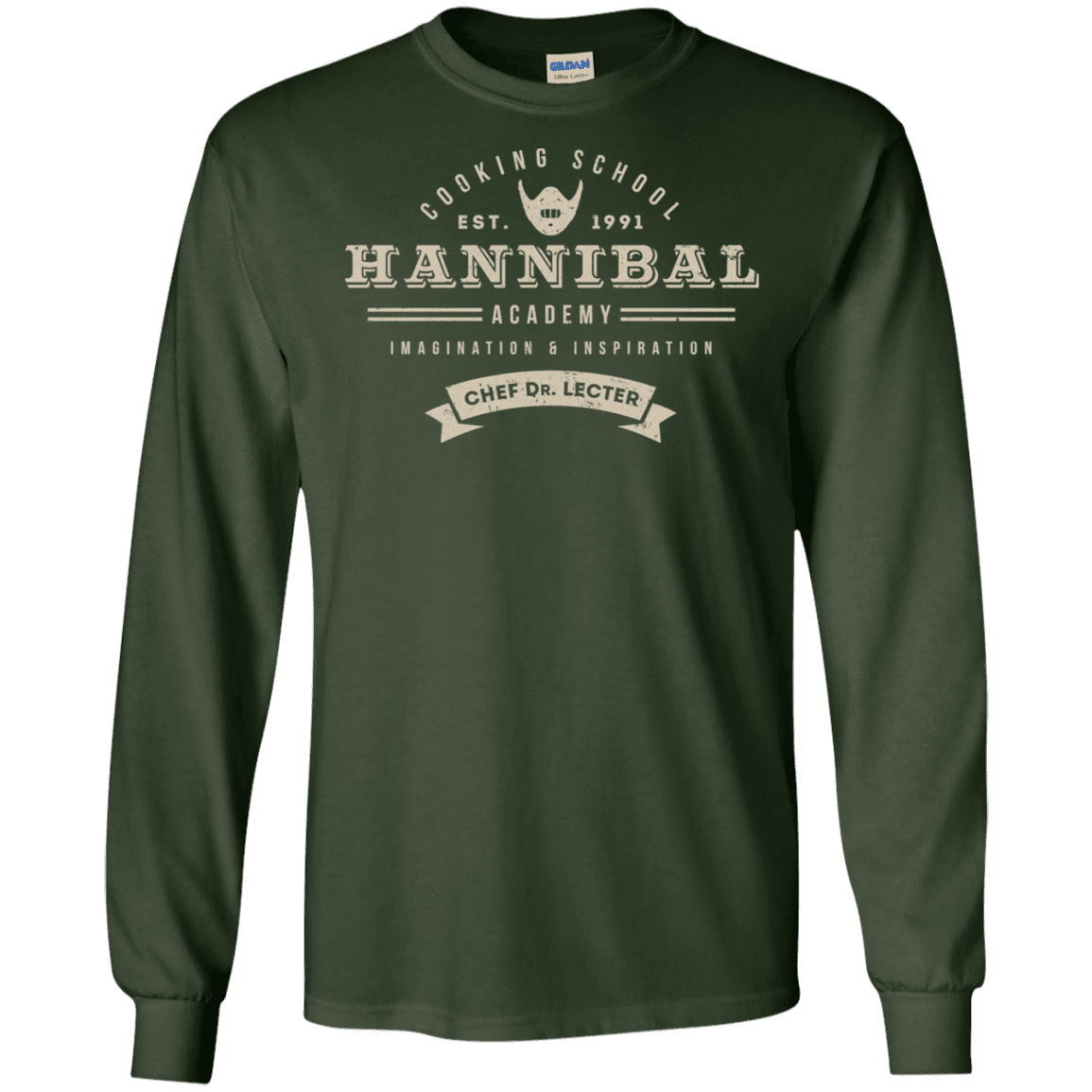 T-Shirts Forest Green / S Hannibal Academy Men's Long Sleeve T-Shirt