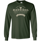 T-Shirts Forest Green / S Hannibal Academy Men's Long Sleeve T-Shirt