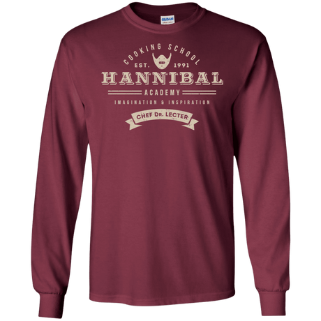 T-Shirts Maroon / S Hannibal Academy Men's Long Sleeve T-Shirt